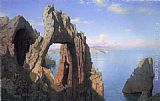 William Stanley Haseltine Natural Arch, Capri painting